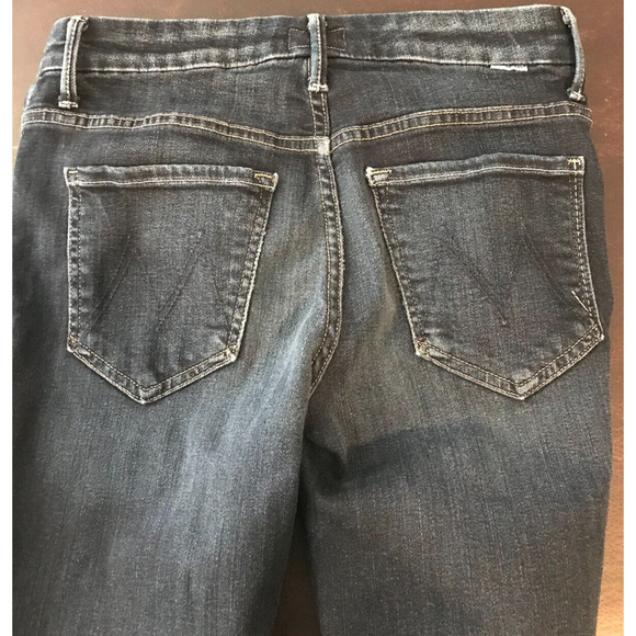 MOTHER Women's High Waisted Denim Looker in Coffee, Tea or Me Jeans - Size 26 - Picture 5 of 14